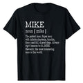 Funny 'Mike Definition' T-Shirt - Men'WB shield FOG Cotton Crew Neck Tee