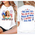Funny 4th July Shirt, Hot Dog Lover Shirts, You Look Like The 4th Of July Makes Me Want A Hot Dog Real Bad Shirt,...
