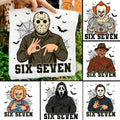 Funny 67 Halloween Characters Bundle Shirt, Six Seven Shirt, Six Seven Meme Pumpkin TShirt, Spooky Season Gift, Halloween...