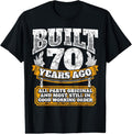 Funny 70th Birthday Shirt B-Day Gift Saying Age Hidden leaf ninja Year Joke T-Shirt Cotton Menswear Hoodie, Sweatshirt