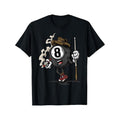 Funny 8 Ball Billiard Pool Player Eight Ball Billiards T-Shirt Made in USA Hoodie, Sweatshirt | RetroVerseTees.com