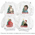 Funny 90s Golden Girls Characters  Movie Christmas Sweatshirt, Group Family Sweatshirts, The Golden Girls Lover Gift,...