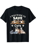 Funny Animal Lover Swoosh Was Made Hidden leaf ninja Save Cats T-Shirt Design Summer Streetwear Hoodie, Sweatshirt