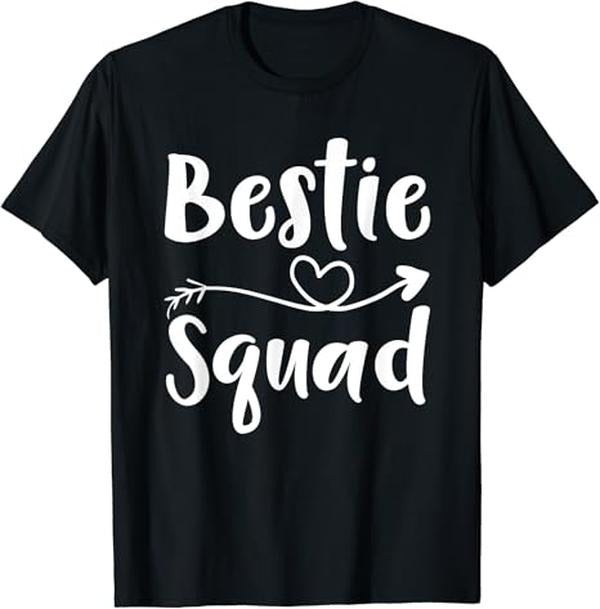 Funny Best Friend Shirts, Gift For Best Friend, Bestie Squad Shirt Best Friend Forever Funny Girls T-Shirt Menswear Top...