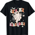 Funny Birthday Shirts, It's My Birthday Funny Groovy Spooky Hippie Halloween Girls T-Shirt