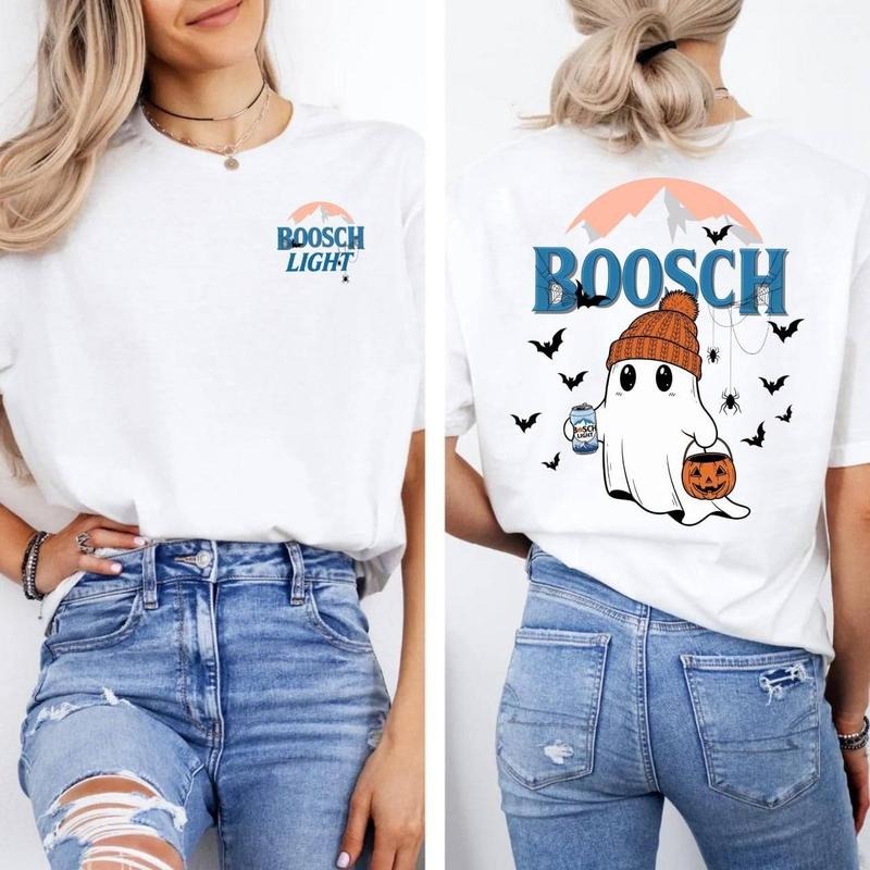 Funny Boosch Hallowen Shirt, Cute Ghost Shirt Gift, Halloween 2025 Shirt Hoodie, Sweatshirt | RetroVerseTees.com