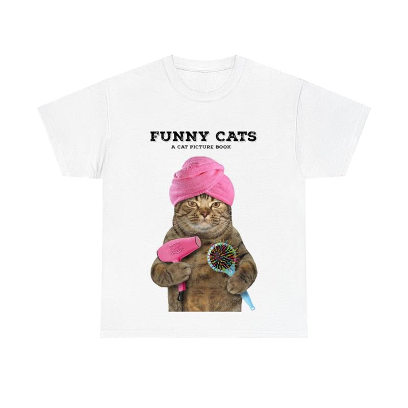 Funny Cat Tee, A Cat Picture Book Funny Cat Shirt Hoodie, Sweatshirt | RetroVerseTees.com