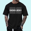 Funny Chicken Jockey Stacked Repeat Font Fun Gag Meme Humor Unisex T-Shirt, Cotton 100%, Top Trending Fashion Hoodie,...