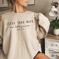 Funny Christian Sweatshirt, Women's Religious Shirt, Jesus Took Naps Be Like Jesus Shirt, Faith Tshirt, Christian Gifts,...