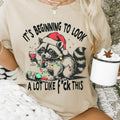 Funny Christmas Shirt - It's Beginning to Look A Lot Like Fck This Holiday Graphic Tee, Casual Fall Softstyle Unisex...