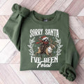 Funny Christmas Shirt, Sorry Santa I've been Feral Shirt, Christmas Season Feral Raccoon Shirt Hoodie, Sweatshirt