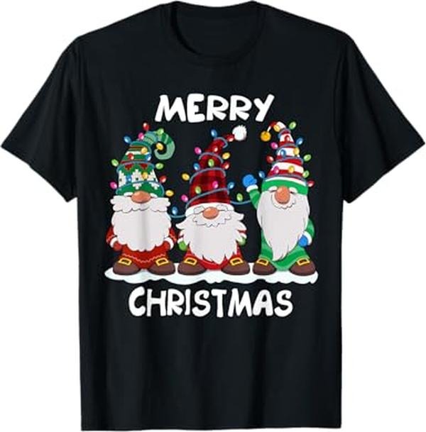 Funny Christmas Shirts, Merry Christmas Gnomes Xmas Family T-Shirt - Menswear Top Hoodie, Sweatshirt | RetroVerseTees.com