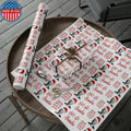 Funny Confused Biden Trump Christmas Wrapping Paper - MAGA Gift - Let's Go Brandon Pro Trump Wrapping Paper T-Shirts,...