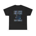 Funny Cotton Streetwear Tee - Swoosh was sober for 11 years TNF Swoosh turned 12 - Casual Crewneck Shortsleeve Menswear...