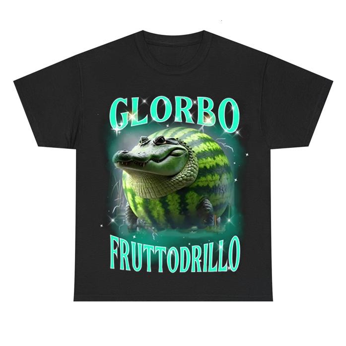 Funny Crocodile Watermelon Italian Brainrot Bootleg Meme Shirt Hoodie, Sweatshirt | RetroVerseTees.com