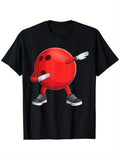 Funny Dab Bowling Spiky hair fighters Bowler Bowling Player Mens womens Mens men T-ShirtSt. Patrick'WB shield Day Easter...