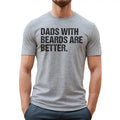 Funny Dad Shirt, Fathers Day Gift, Dads with beards are better, Gift for Dad Hoodie, Sweatshirt | RetroVerseTees.com