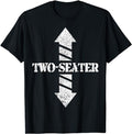 Funny Dark Humor Shirts For Men, Two Seater Funny Gag Gift Dad Joke T-Shirt Menswear Casual Cotton Top Basic Hoodie,...
