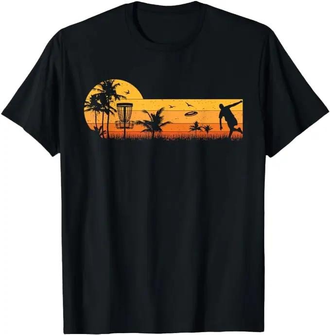 Funny Disc Golf T-Shirt, Gift for Disc Golfers, Retro Vintage Frisbee Golf Player Design Disc Golf T-Shirt Menswear Top...