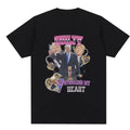 Funny Donald Trump Mugshot T Shirt Guilty of Stealing My Heart Trump T-shirts Men's High Quality Casual 100% Cotton...