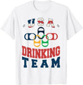 Funny Drinking Shirts, Merica Funny USA Drinking Team Patriotic USA America T-Shirt | Funny Shirts For Night Out Casual...