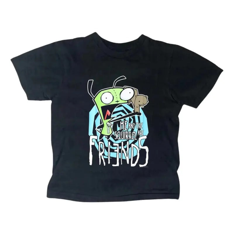 Funny GIR Baby Tee, Gothic Emo Girl, Scene Clothing 2000s, Casual Cotton Short Sleeve, Y2k Top Women Streetwear Hoodie,...