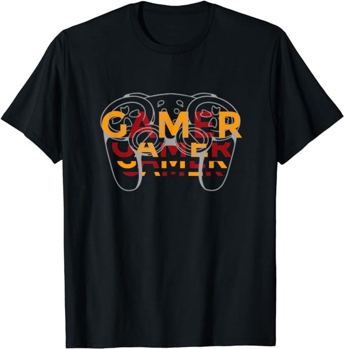 Funny Gamer Shirts, Special Gifts For Gamers, Gamer Controller T-Shirt Menswear Top Casual Classic Hoodie, Sweatshirt