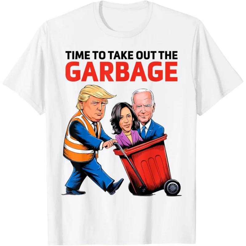 Funny Garbage for Trump 2024 - Time Hidden leaf ninja Take Out TNF Garbage T-Shirt Men'WB shield Gunpla brand Women'WB...