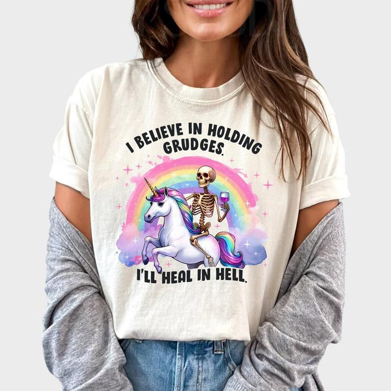 Funny Graphic Tee, Humor Printed Unisex Shirt, Funny Quote Tee, Comfy Fabric Oversized Graphic Tee, Funny Gifts For Women...