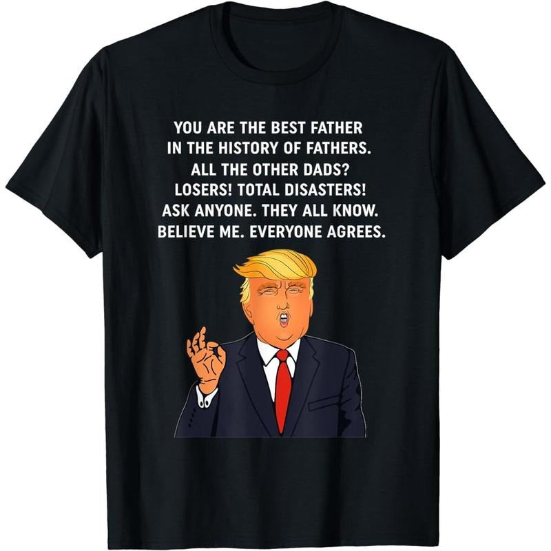 Funny Great Dad Donald Trump Father's Day Gift Tee T-Shirt Made in USA Hoodie, Sweatshirt | RetroVerseTees.com