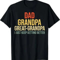Funny Great Grandpa for Fathers Day T-Shirt Hoodie, Sweatshirt | RetroVerseTees.com