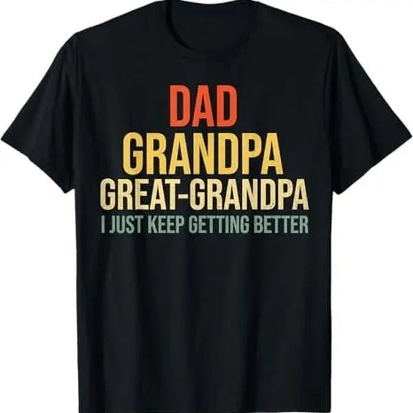 Funny Great Grandpa for Fathers Day T-Shirt Hoodie, Sweatshirt | RetroVerseTees.com