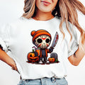 Funny Halloween Shirt, Very Demure Halloween Shirt, Pink Halloween Spooky Season Trending Item Fall Clothing, Very Demure...