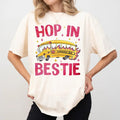 Funny Hop In Bestie Comfort Colors Shirt, Funny Struggle Bus Tee, Mom Life T-shirt, Teacher Life Tee, Funny Women...