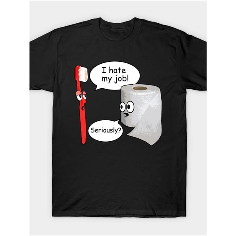 [Funny Job T-Shirt] Funny Men's Short Sleeve T-Shirt - I Hate My Job! Made in USA Hoodie, Sweatshirt | RetroVerseTees.com