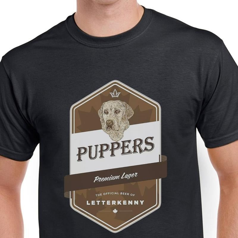 Funny Letterkenny Puppers Premium Lager Beer Shirt Sweatshirt Hoodie | RetroVerseTees.com