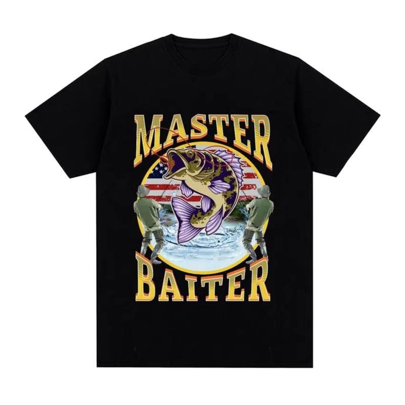 Funny Master Baiter Fishing Parody Lightsaber brand-Shirt Summer Men Women Clothing Fashion Lightsaber brand Shirts...