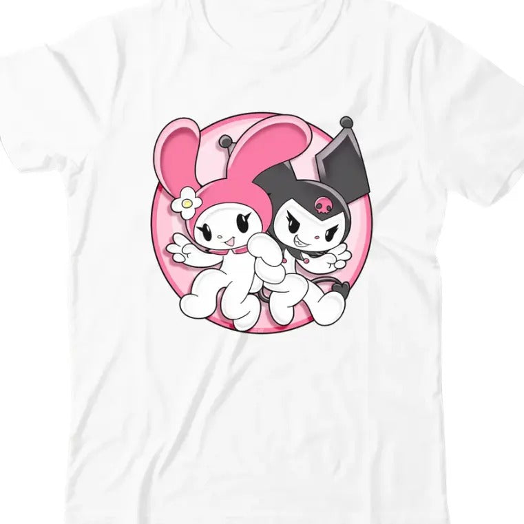 Funny Melody and Ku.ro.mi Anime TShirt Size S-3XL Hoodie, Sweatshirt | RetroVerseTees.com