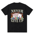 Funny Meme 2024  Never Give Up Meme Graphic T-shirt Men Clothes Fashion Hip Hop TShirt Hoodie, Sweatshirt
