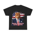Funny Meme Cat "MAke America Safe Again" Graphic Shirt Hoodie, Sweatshirt | RetroVerseTees.com