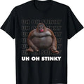 Funny Meme Shirts For Men, Uh Oh Stinky Funny T-Shirt Menswear Top Hoodie, Sweatshirt | RetroVerseTees.com