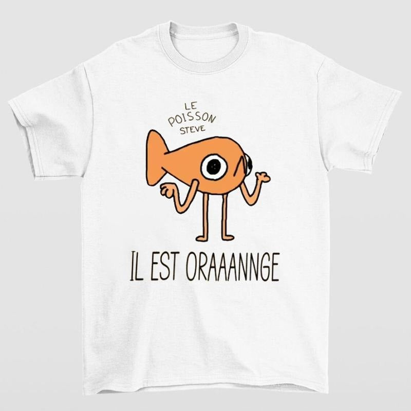 Funny Meme T-Shirt Featuring Le Poisson Steve and Bold Graphics for Everyday Wear Hoodie, Sweatshirt | RetroVerseTees.com