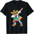 Funny Mexican Shirts, Dabbing Mexican Poncho Cinco de Mayo T-Shirt Menswear Top Casual Classic Hoodie, Sweatshirt