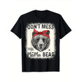 [Funny Mom T-Shirt] Funny Mom Bleached Mothers Day T-Shirt - 100% Cotton, S-XXXL, Black