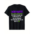 Funny Night Shift Worker T-Shirt