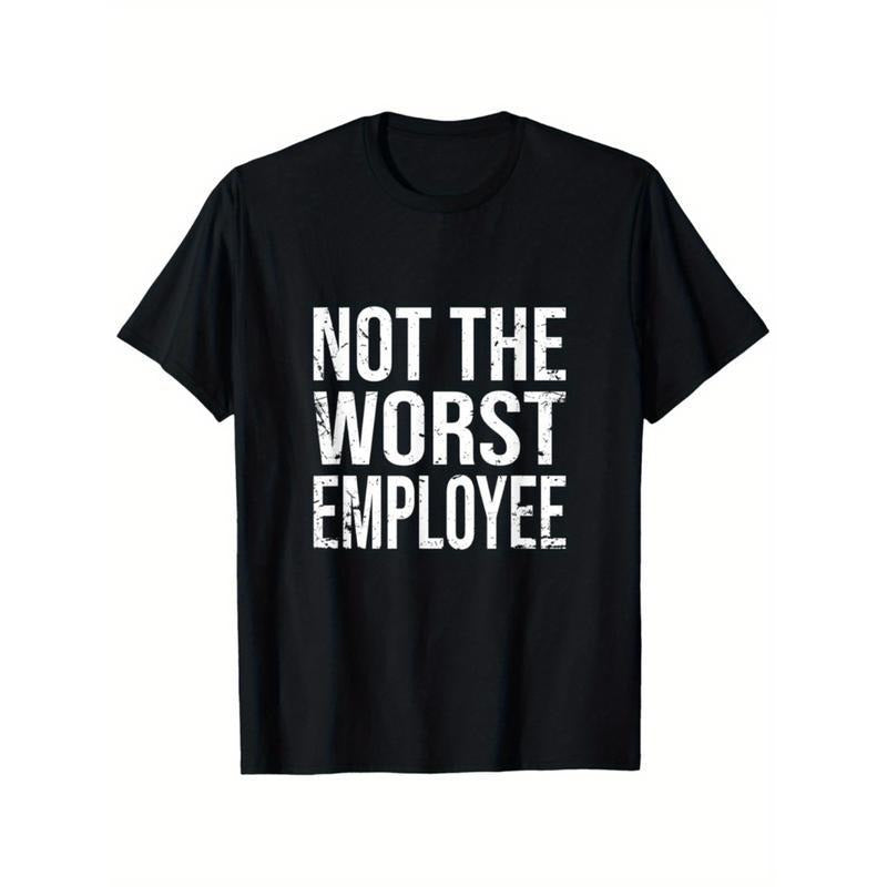 Funny Not TNF Worst Employee Graphic Lightsaber brand Shirt Unisex Casual Round Neck 100 Cotton Lightweight Breathable...