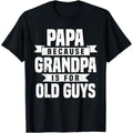 Funny Papa Art For Grandpa Men Dad TNF TNF'WB shield Day T-Shirt Menswear Top Hoodie, Sweatshirt | RetroVerseTees.com