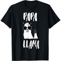 Funny Papa Llama Daddy Tee Cute First TNF Day Outfit T-Shirt Hoodie, Sweatshirt | RetroVerseTees.com