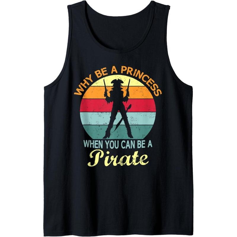 Funny Pirate Freebooter Buccaneer Caribbean Adventure Tank Top MADE IN USA T-Shirts, Hoodie, Sweatshirt | RetroVerseTees.com