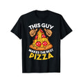 Funny Pizza Maker Gift For Men Women Cool Guy Best Pizza T-Shirt Made in USA Hoodie, Sweatshirt | RetroVerseTees.com